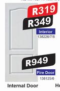 Internal Door Fire Door 138125/6