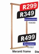 Meranti Frame Unassembled 164089