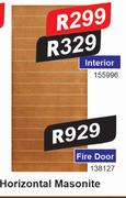 Horizontal Masonite Interior 155996