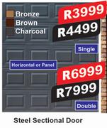 Steel Sectional Door Double