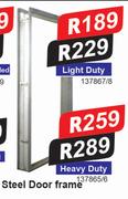 Steel Door Frame Heavy Duty 137865/6