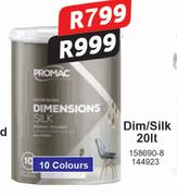 Promac Dim/Silk-20L