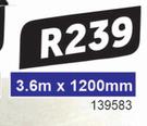 Ceiling Fibre Cement 4mm Board-3.6m x 1200mm