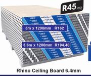 Rhino Ceiling Board 6.4m x 1200mm-Per Sqm