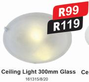 Ceiling Light 300mm Glass