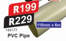 PVC Pipe 110mm x 6m