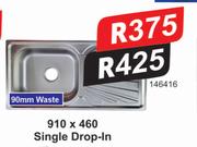 Single Drop In 910 x 460