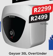 Ariston Geyser 30L Over/Under