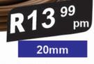 20mm Untwist Pipe-Per m