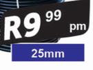 25mm HDPE Pipe Class 12-Per m