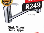 Fontein Sink Mixer Deck Type