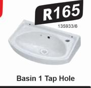 Basin 1 Tap Hole