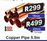 15mm Copper Pipe