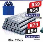 Steel Y Bars 12mm x 6m