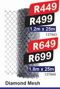 Diamond Mesh 1.2m x 25m