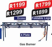 4 Plate Foldable Legs Gas Burner