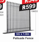 Palisade Fence-3m x 1.8m