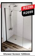 Shower Screen 1200mm