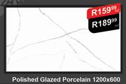 Polished Glazed Porcelain 1200 x 600-Per Sqm