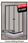 Corner Sliding Shower
