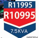 Generator 7.5 KVA