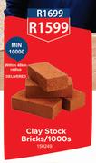 Clay Stock Bricks/1000s