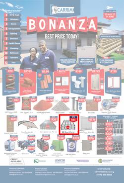K Carrim Builders Mecca : Bonanza (27 May - 2 August 2021), page 1