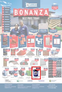 K Carrim Builders Mecca : Bonanza (27 May - 2 August 2021), page 1
