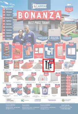 K Carrim Builders Mecca : Bonanza (27 May - 2 August 2021), page 1