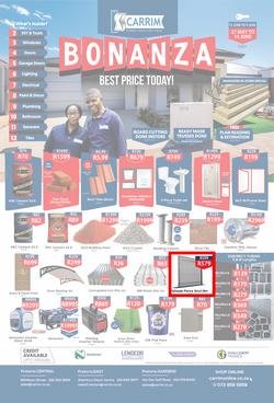 K Carrim Builders Mecca : Bonanza (27 May - 2 August 2021), page 1