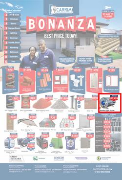 K Carrim Builders Mecca : Bonanza (27 May - 2 August 2021), page 1
