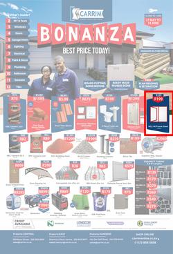 K Carrim Builders Mecca : Bonanza (27 May - 2 August 2021), page 1