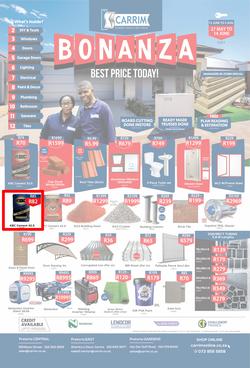 K Carrim Builders Mecca : Bonanza (27 May - 2 August 2021), page 1