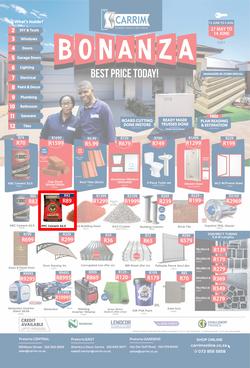 K Carrim Builders Mecca : Bonanza (27 May - 2 August 2021), page 1