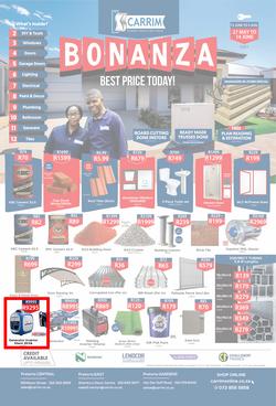 K Carrim Builders Mecca : Bonanza (27 May - 2 August 2021), page 1