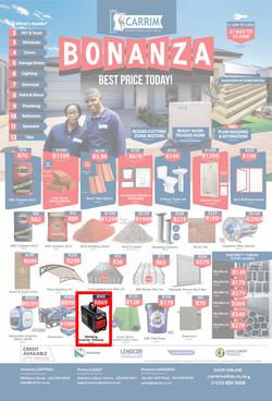 K Carrim Builders Mecca : Bonanza (27 May - 2 August 2021), page 1