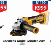Ingco Cordless Angle Grinder 20V