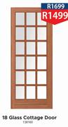 18 Glass Cottage Door