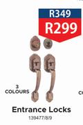 Entrance Locks (3 Colours)