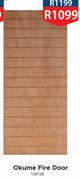 Okume Fire Door