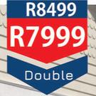 Steel Sectional Garage Door (Double)