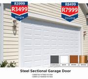 Steel Sectional Garage Door (Double)
