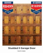 Studded II Garage Door (Single)
