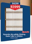 Xpanda Alu-Glide Sliding Gate 1.8m x 2150m
