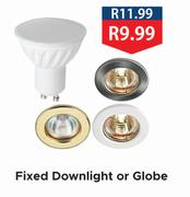 Fixed Downlight Or Globe-Each