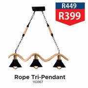 Rope Tri Pendant