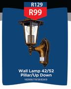 Wall Lamp 42/52 Pillar/ Up Down
