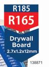 Drywall Board 2.7 x 1.2 x 12mm