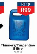 Thinners/ Turpentine 5Ltr