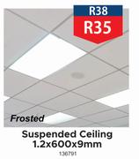 Suspended Ceiling Frosted 1.2 x 600 x 9mm